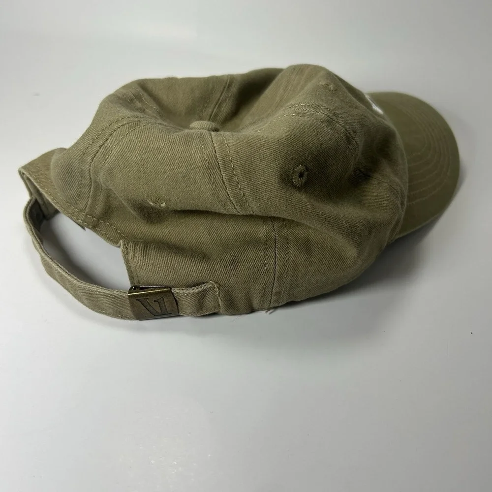 Unisex Mens Womens Vuori Signal Dad Hat Olive Green Adjustable Strap Logo Cap